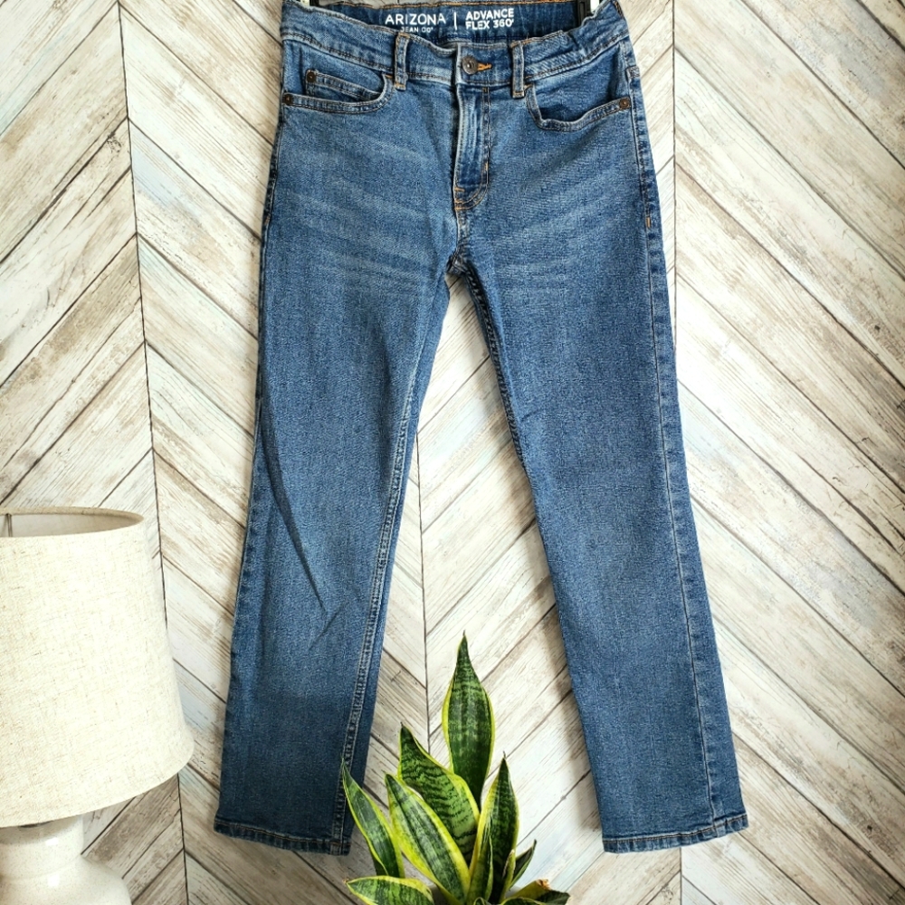 Kids Arizona Jean Co Straight Leg Slim Fit Jeans